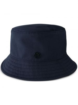 Bavlnená čiapka Maison Michel modrá