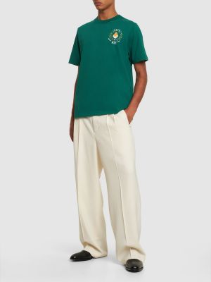Camiseta de algodón Casablanca verde