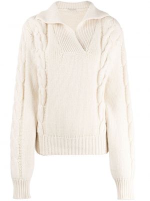 Džemper od kašmira Magda Butrym bijela
