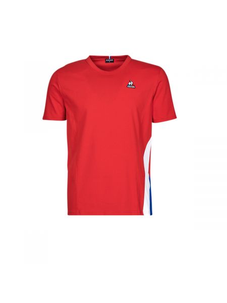 Tričko s krátkými rukávy Le Coq Sportif červené