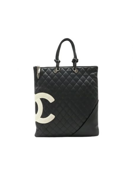 Shopperka skórzana Chanel Vintage czarna