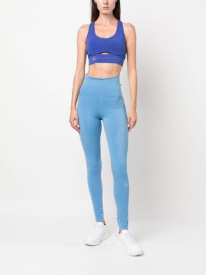 Soutien-gorge sport à imprimé Adidas By Stella Mccartney bleu