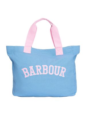 Nakupovalna torba Barbour bela
