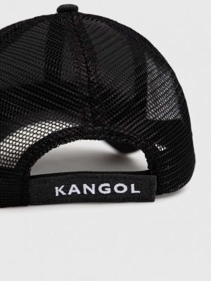 Чорна однотонна кепка Kangol