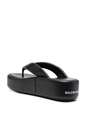 Kalhotky string na platformě Balenciaga černé