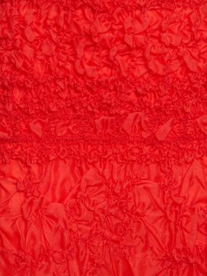 Svilena mini suknja Cecilie Bahnsen crvena