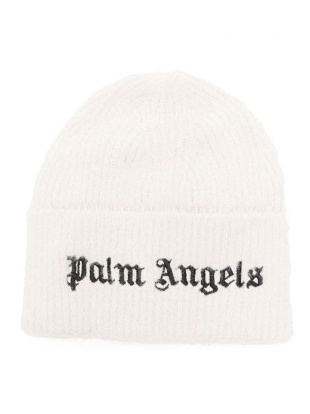 Işlemeli bere Palm Angels bej