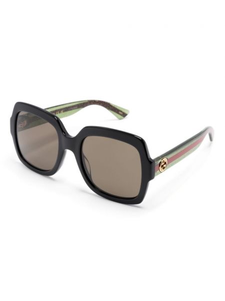 Okulary przeciwsłoneczne w paski Gucci Eyewear