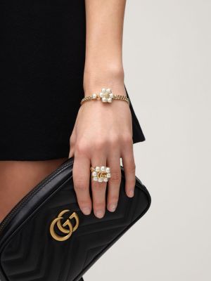 Zapestnica z perlami Gucci zlata