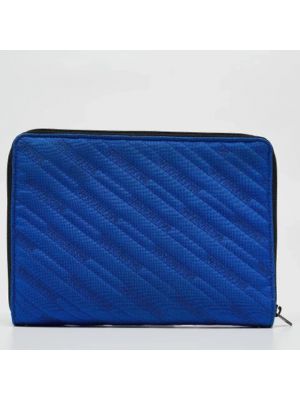 Bolso clutch de nailon Balenciaga Vintage azul