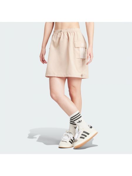 Mini spódniczka Adidas beżowa