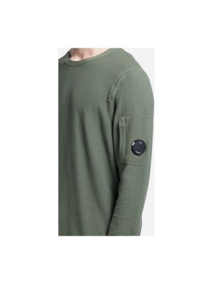 Jersey de algodón de tela jersey de cuello redondo C.p. Company verde