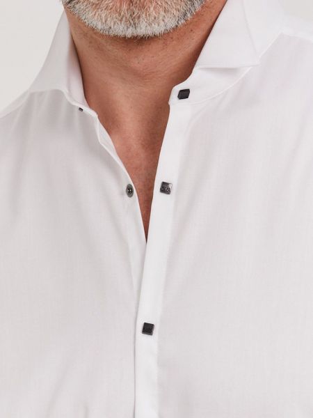 Koszula bawełniana Karl Lagerfeld biała