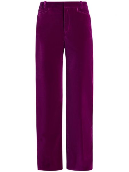 Pantaloni de catifea Tom Ford roz