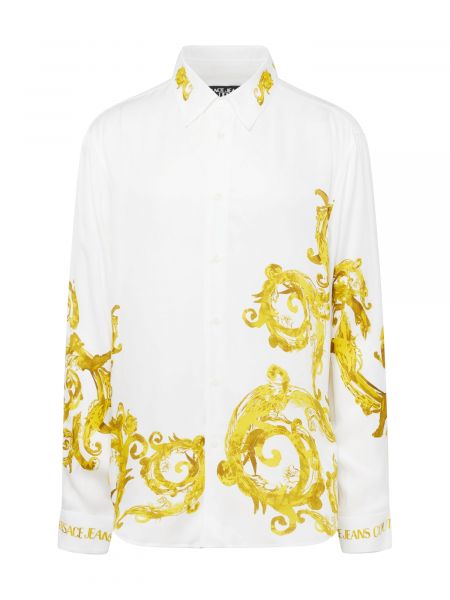 Дънкова риза Versace Jeans Couture бяло