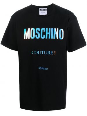 T-shirt Moschino svart