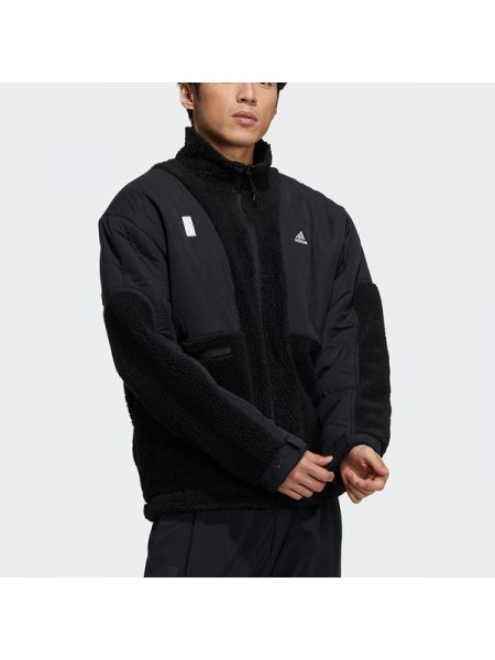 Флисовая куртка Adidas черная