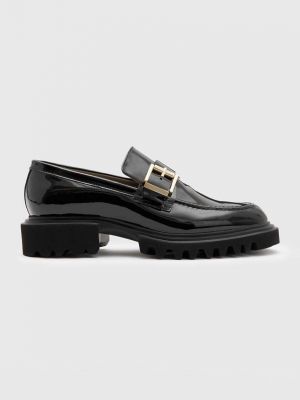 Pantofi loafer din piele cu platformă Allsaints negru