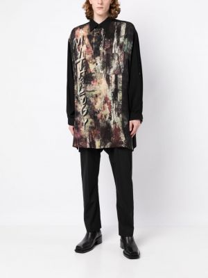 Chemise avec manches longues Yohji Yamamoto noir