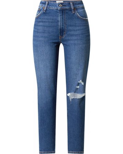 Straight leg jeans Abercrombie & Fitch blu