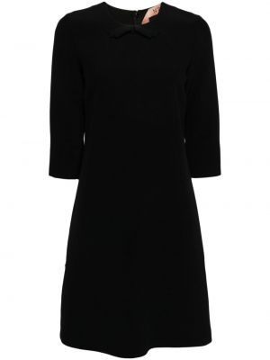Krepové mini šaty N°21 čierna