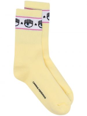 Ponožky Chiara Ferragni žluté