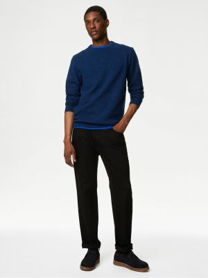 Vlnený sveter Marks & Spencer modrá