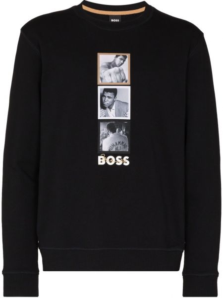 Sweatshirt Boss svart