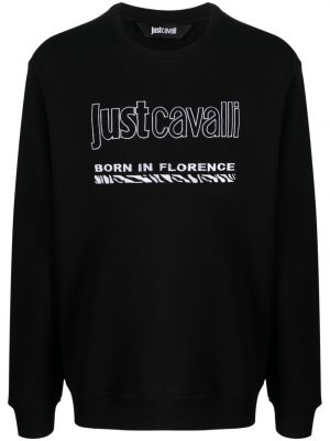 Medvilninis siuvinėtas džemperis Just Cavalli
