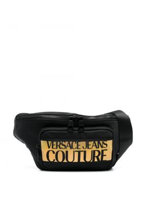 Remen s patentnim zatvaračem s printom Versace Jeans Couture