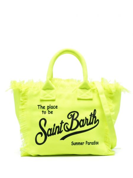 Nákupná taška Mc2 Saint Barth žltá
