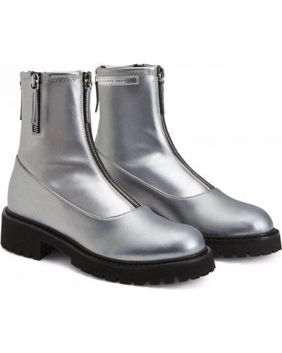 Ankle boots Giuseppe Zanotti srebrne