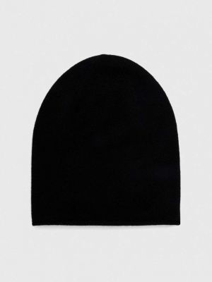 Dzianinowa czapka wełniana Answear Lab czarna