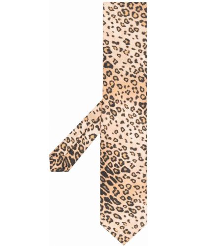 Corbata con estampado leopardo Etro