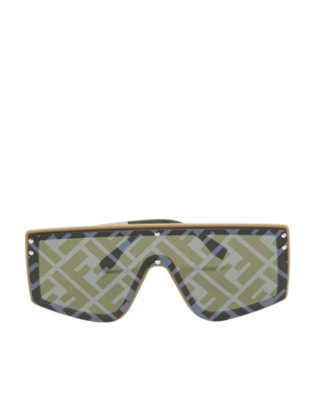 Okulary przeciwsłoneczne retro Fendi Vintage zielone