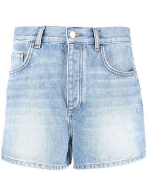 Jeansshorts med hög midja Claudie Pierlot blå