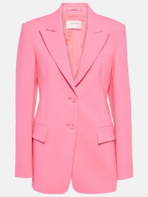 Розовый шерстяной пиджак Sportmax