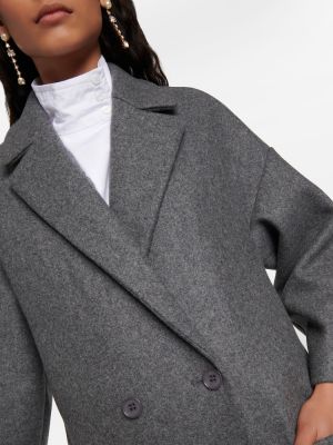 Cappotto di lana Redvalentino grigio