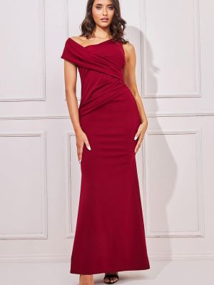 Длинное платье Goddiva красное