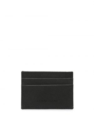 Kožená peňaženka Corneliani čierna