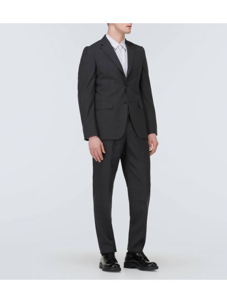 Vlněné kalhoty Comme Des Garçons Homme Deux šedé