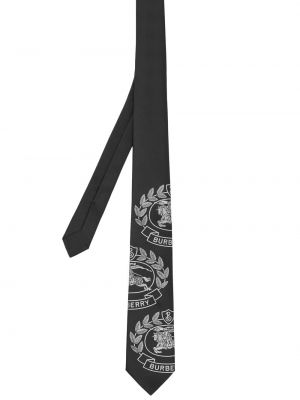 Копринена вратовръзка с принт Burberry