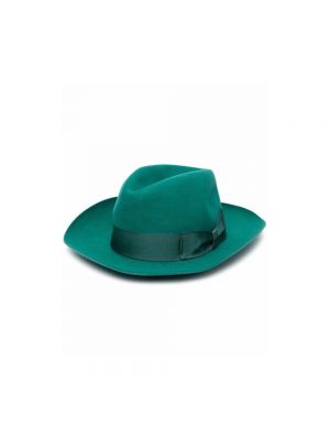 Zielona czapka Borsalino