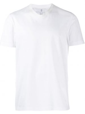 T-shirt Brunello Cucinelli blanc