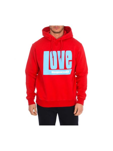 Hoodie Dsquared2 rot