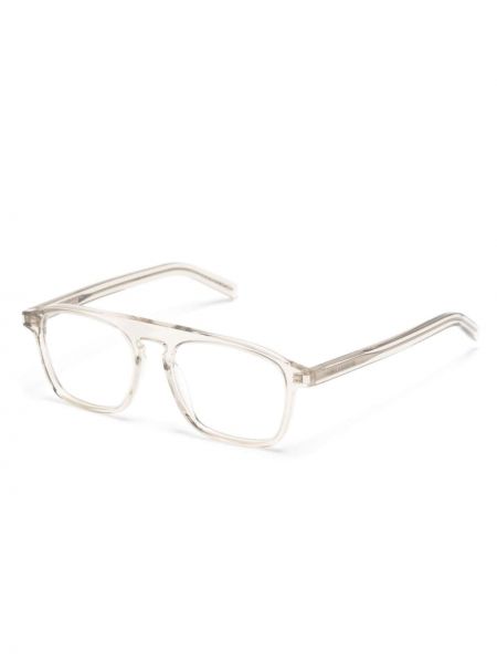 Brýle Saint Laurent Eyewear bílé