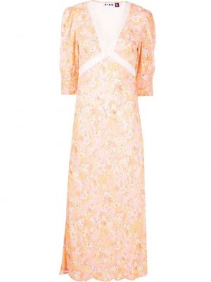 Floral dress Rixo oransje