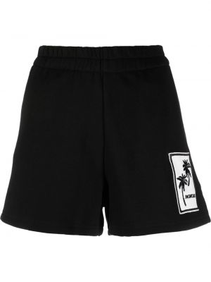 Shorts de sport à imprimé Moncler noir