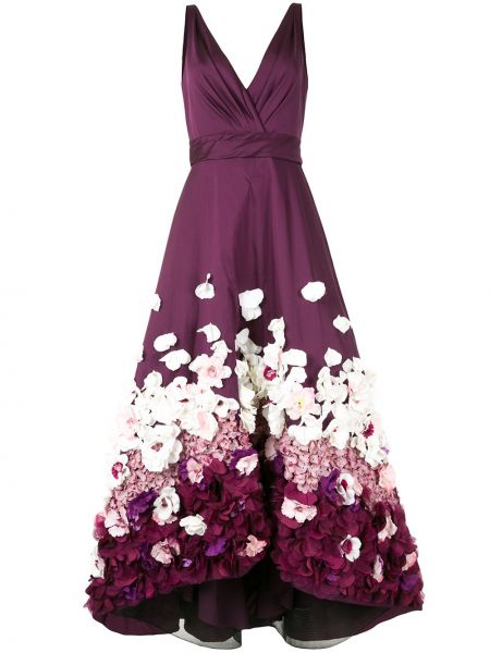 Vestido de noche Marchesa Notte violeta