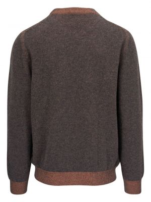 Pull en cachemire col rond Kiton gris